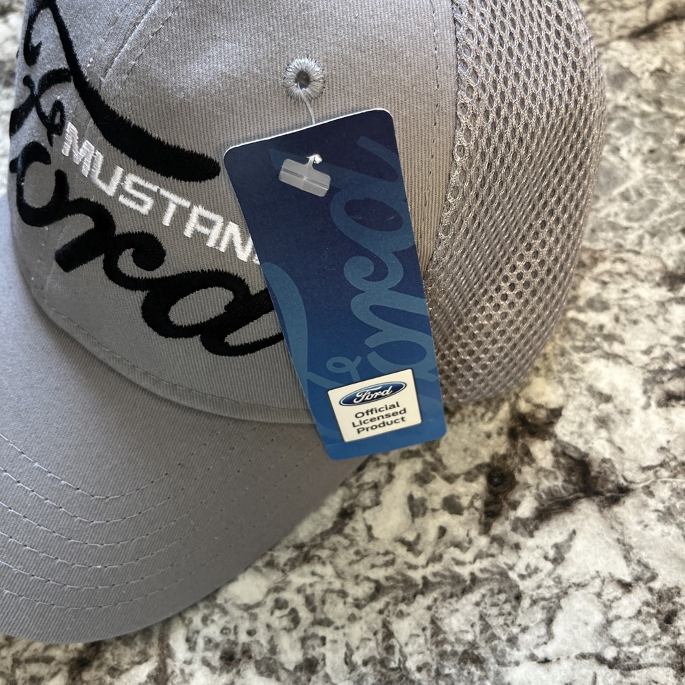 Ford Mustang Mesh Hat in Grey