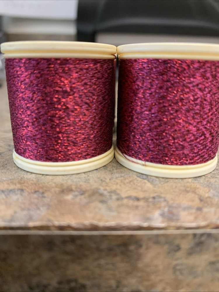 4 Spools MADEIRA Metallic Polyester Embroidery Thread 200M, # 18