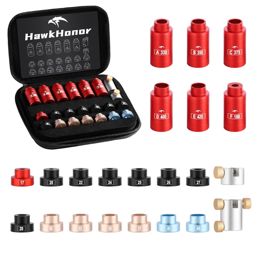 HAWKHONOR Bullet and Headspace 22pcs Comparator Kit