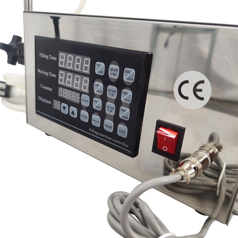 LT-130 110V Auto Magnetic Pump Liquid Paste Filling Machine Digital Display