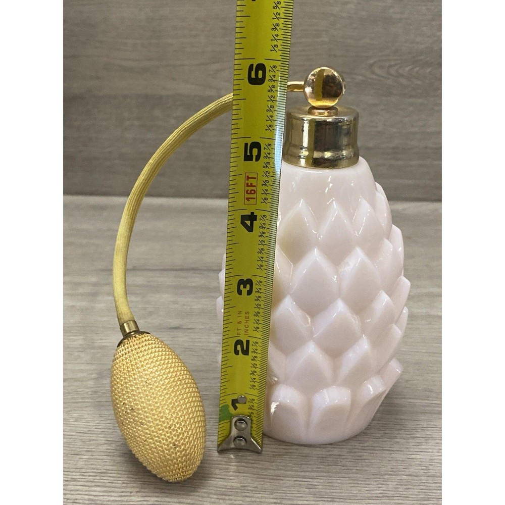 Stunning Pink Perfume W/ Atomizer Vanity Decor