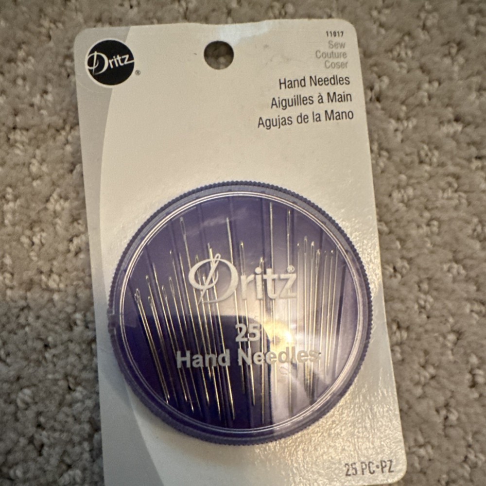 Dritz 25 Hand Sewing Needles for Sewing Projects MPN 11917