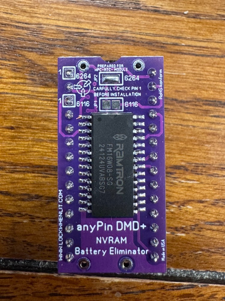 AnyPin DMD+ Pinball NVRam