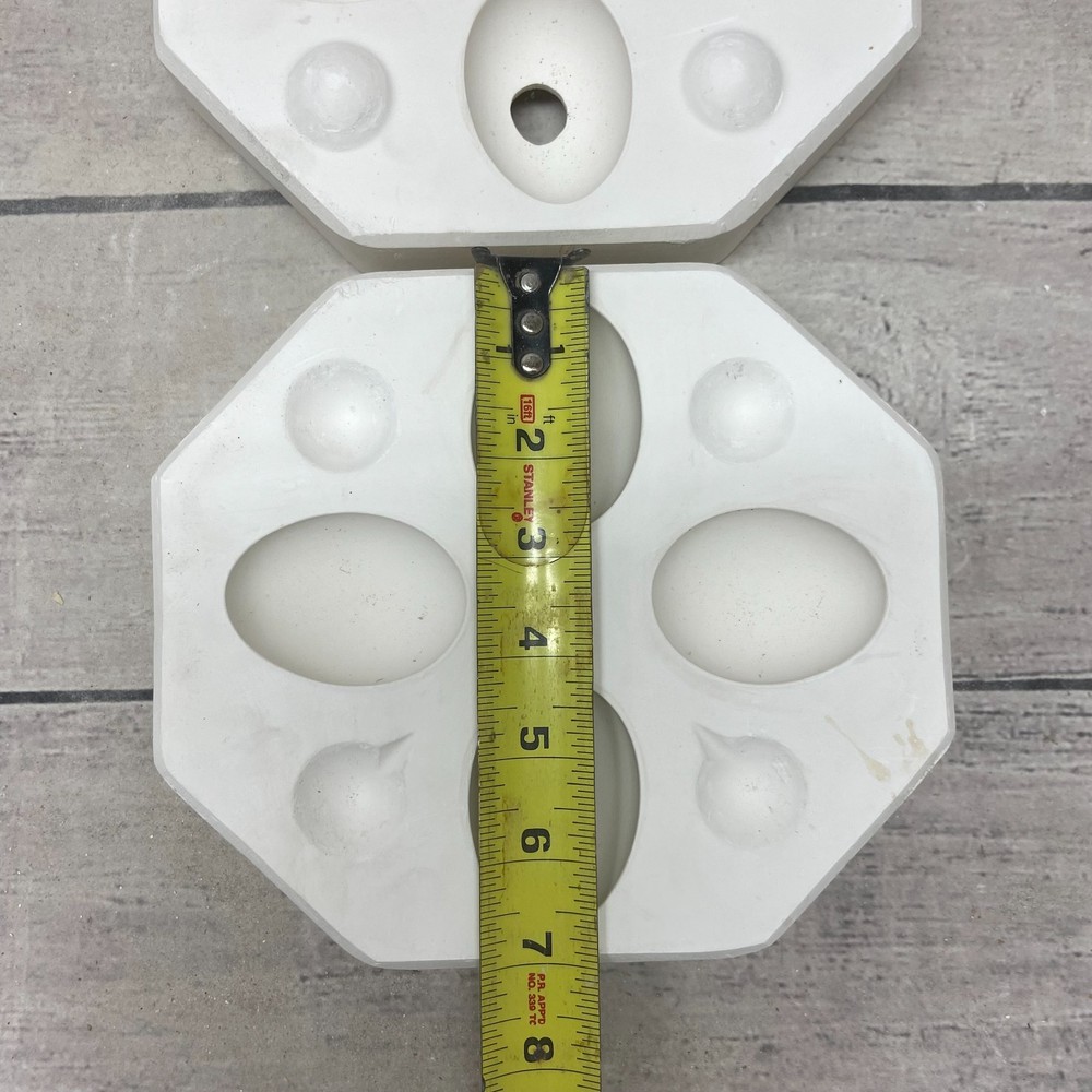 Atlantic Mold Ceramic Slip Casting Mold Four Eggs #A-257