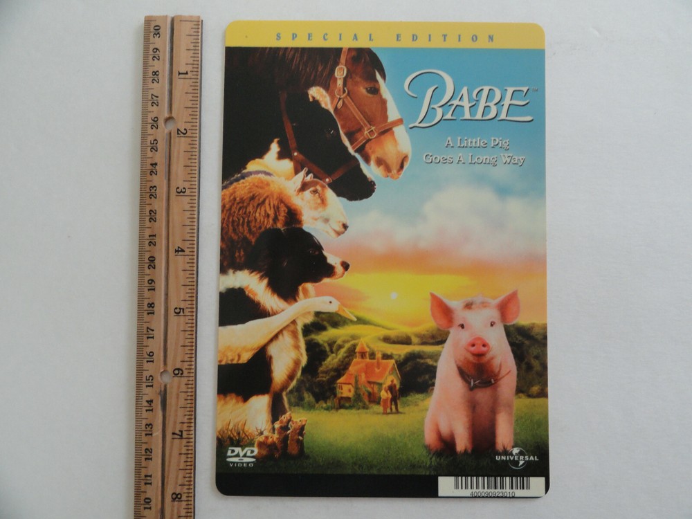 BABE - BLOCKBUSTER VIDEO BACKER CARD 5"X8"