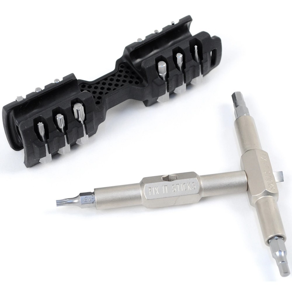 Fix It Sticks Replaceable Gun Maintenance Multi-Tool with 16 Bits and Bracket
