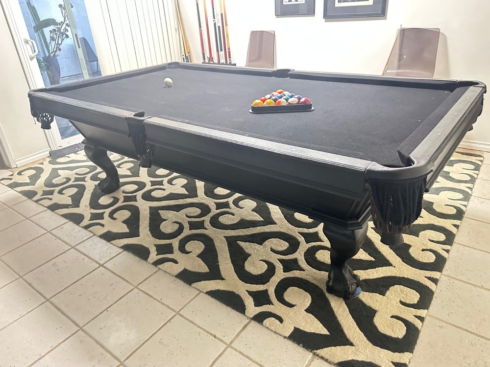 Large Pool Table Fully Functional For Parties And General Home Use