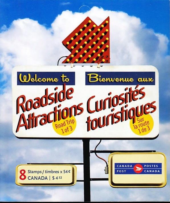Canada 2009 Booklet #408 Roadside Attractions