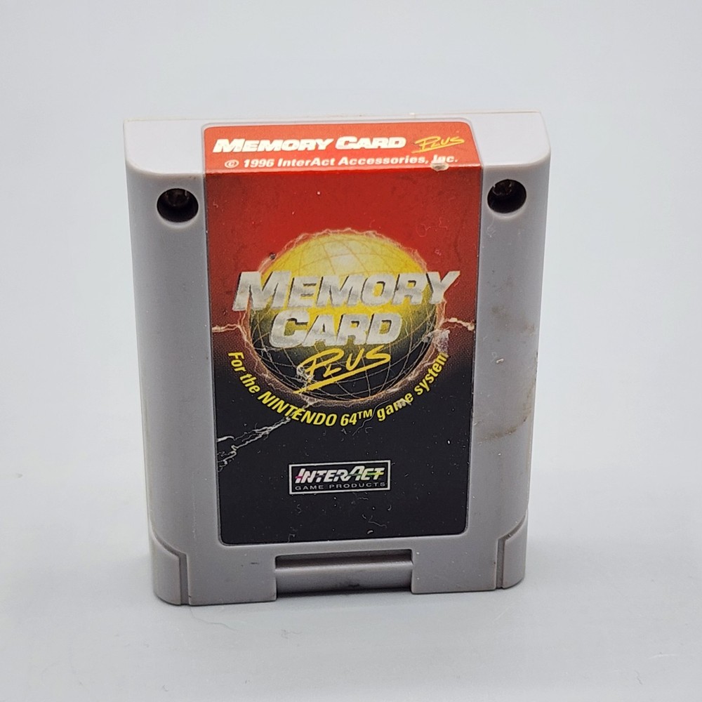 Memory Card Plus - N64 (Nintendo 64)  4x Memory Card - Tested