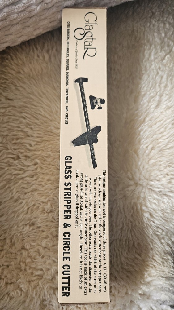 GLASTAR Glass Stripper & Circle Cutter