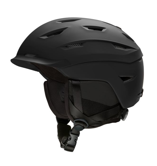 Smith Level Snow Helmet, Matte Black, Small