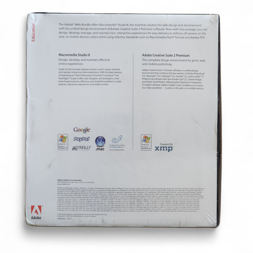 Adobe Creative Suite 2 Premium STUDIO 8 For Windows Brand New Sealed