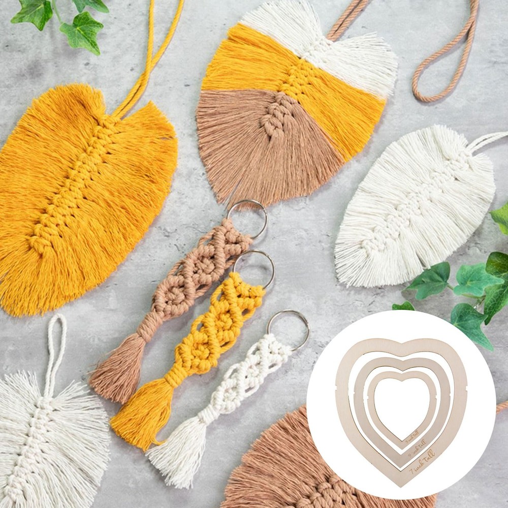 Macrame Leaf Template, 1 Pack Cutting Template Macrame Wall Hanging Tool Macr...