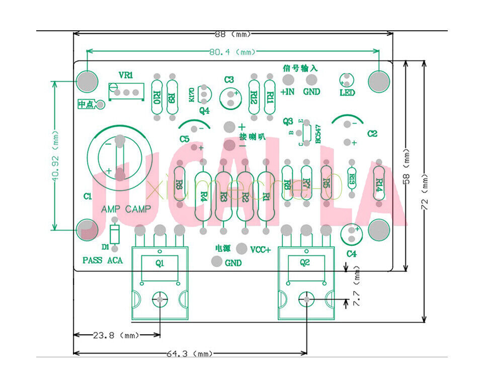 NEW PASS ACA Single-ended Class A Field Effect Tube Amplifier Board NEW