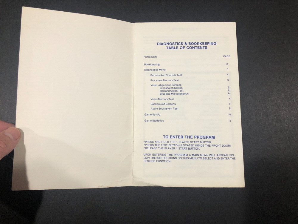 Quarterback Arcade Diagnostic Manual .......Leland Corp