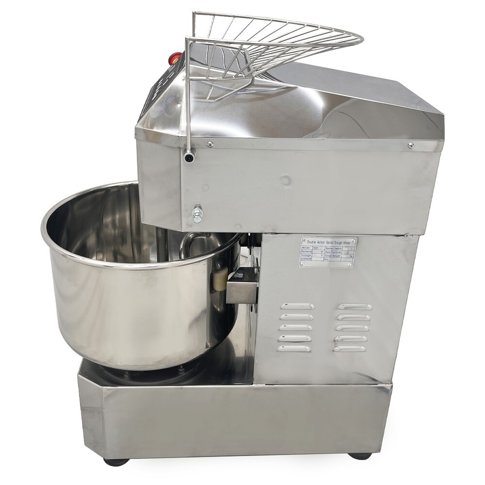 Variable Frequency Dough Mixer 20L Double Action Double Speed 110V Flour Mixing