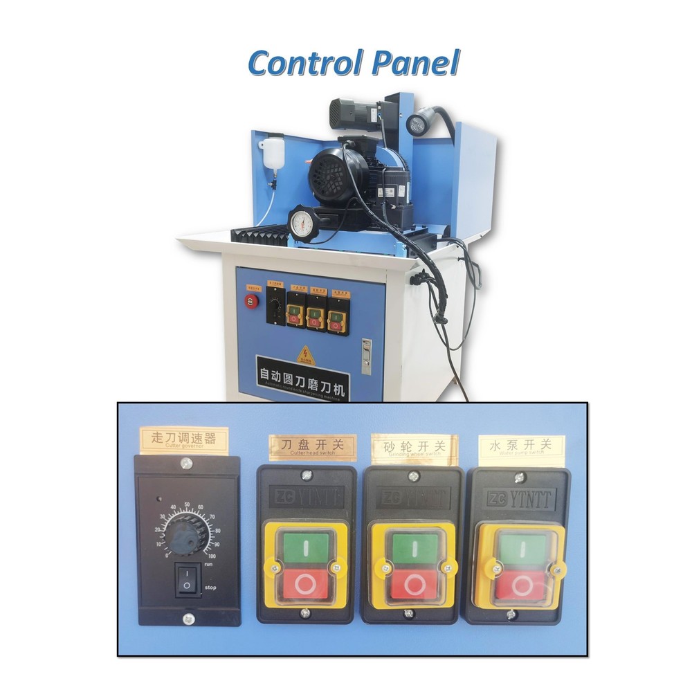 110V/220V Auto Round Blade Sharpening Machine Blade Processing Dia 1.97''-11.81'