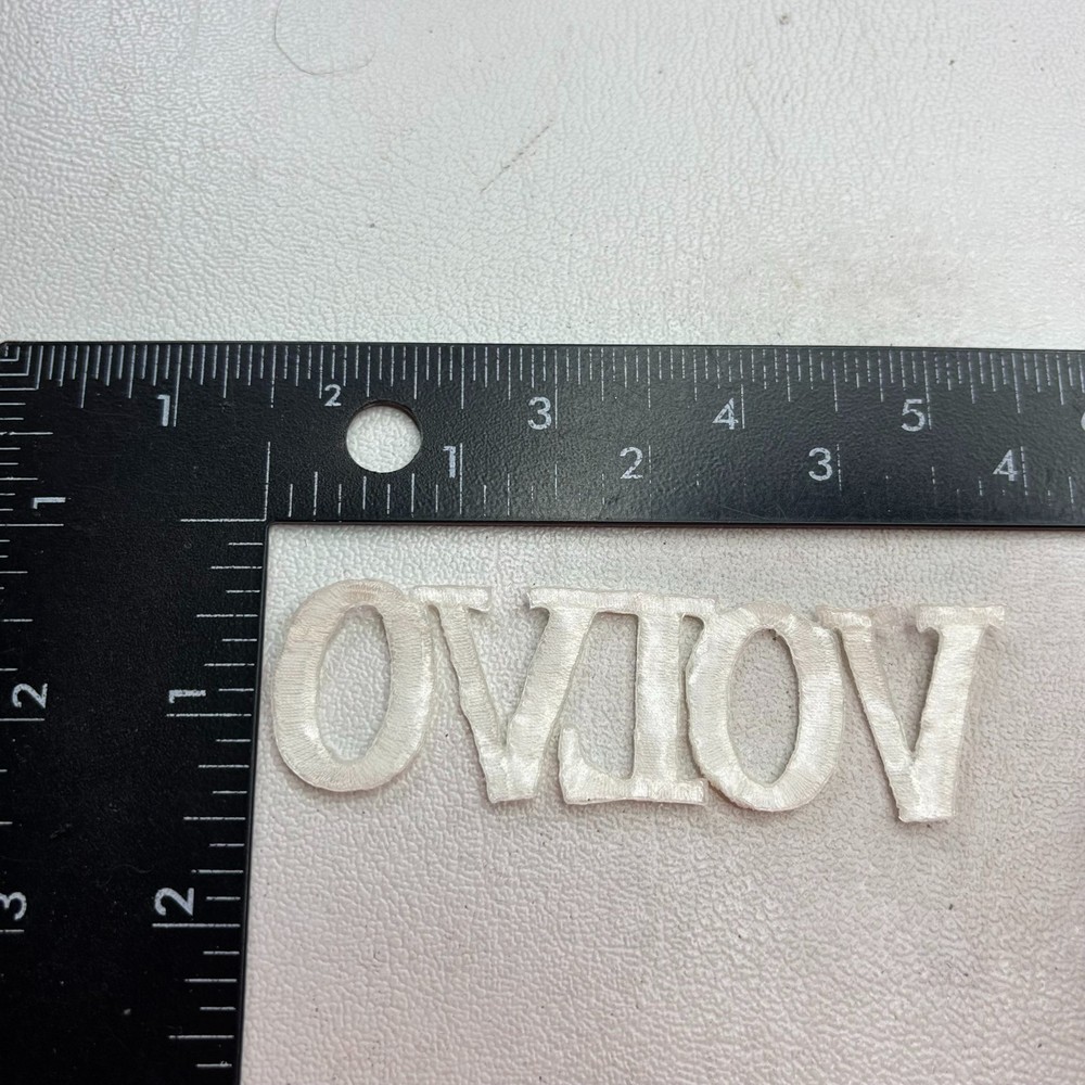 White VOLVO Car Auto Patch 00.8