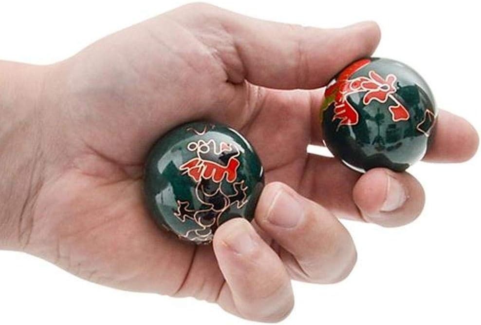 Baoding Chinese Health Balls, Dragon & Phoenix - Assorted Colors, Memory Boost