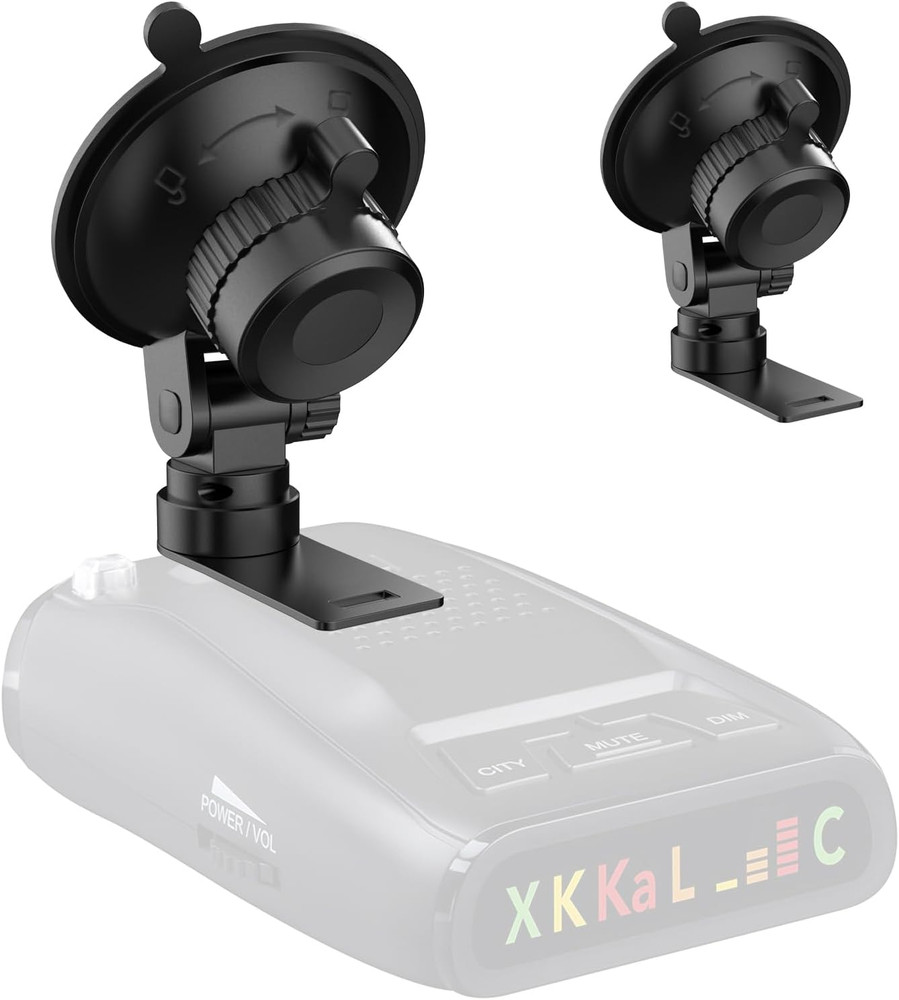 Radar Detector Mount,Car Windshield &Dashboard Suction Cup Bracket,Suitable for