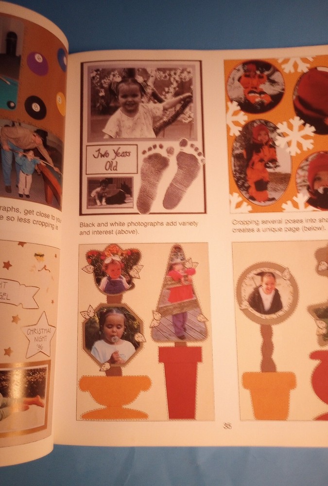 " 515 Scrapbooking Ideas" Paperback Craft Book