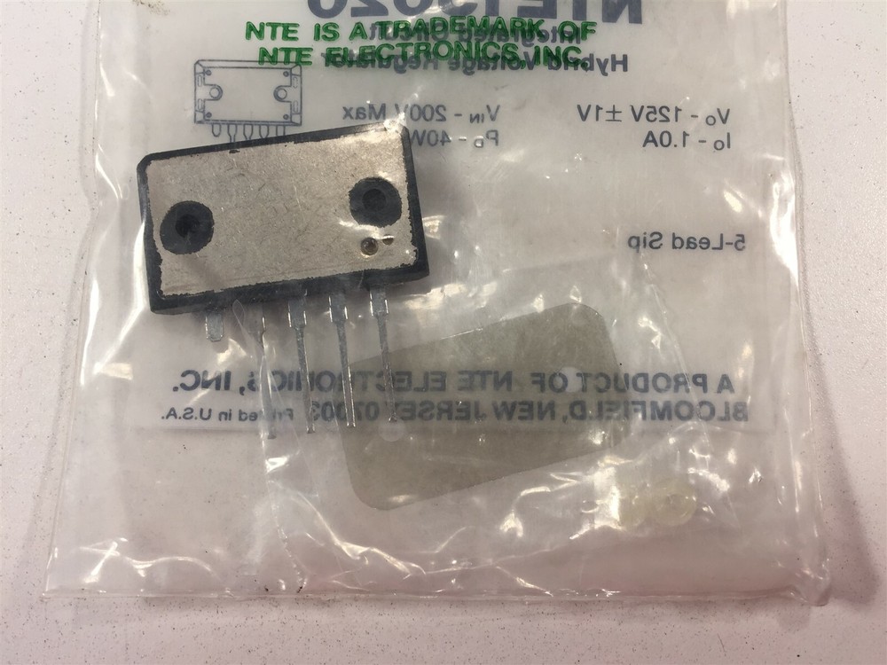 (1) NTE NTE15020 Integrated Circuit TV Fixed Voltage Regulator