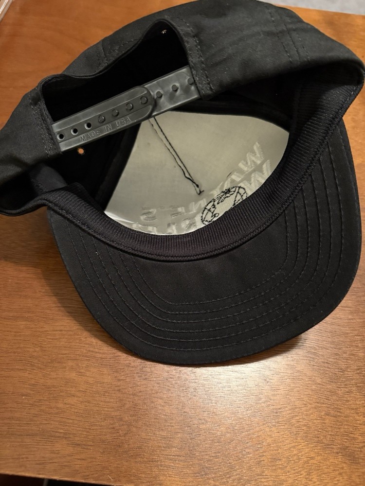 Wayne's World 1991 Vintage Snapback Hat Black