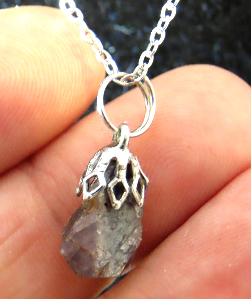 Natural Blue Sapphire Pendant RAW