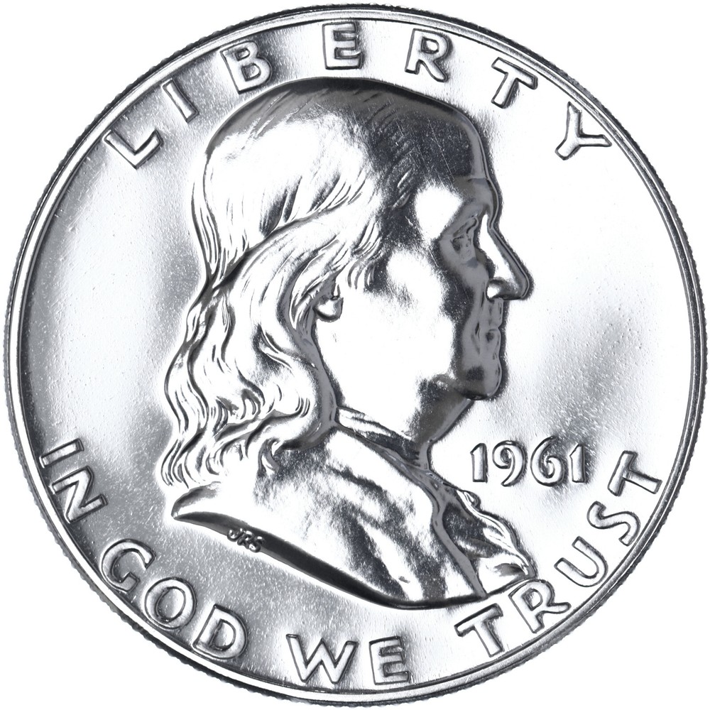 1961 (P) Franklin Half Dollar Gem Proof 90% Silver