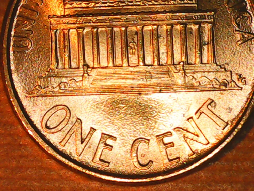 1995 Penny Struck Through Reverse