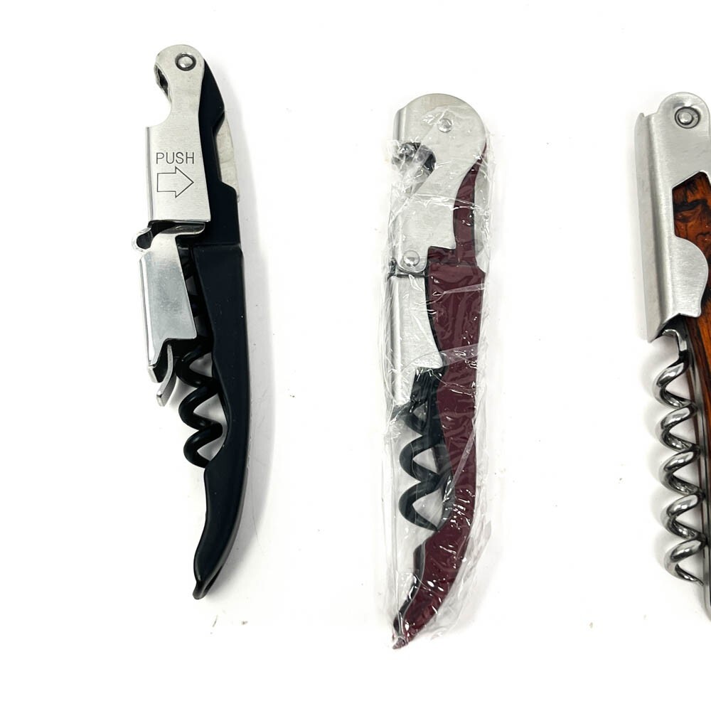 Kendall Jackson and Unbranded Customized Waiter's Friend Corkscrew, 4 Pcs