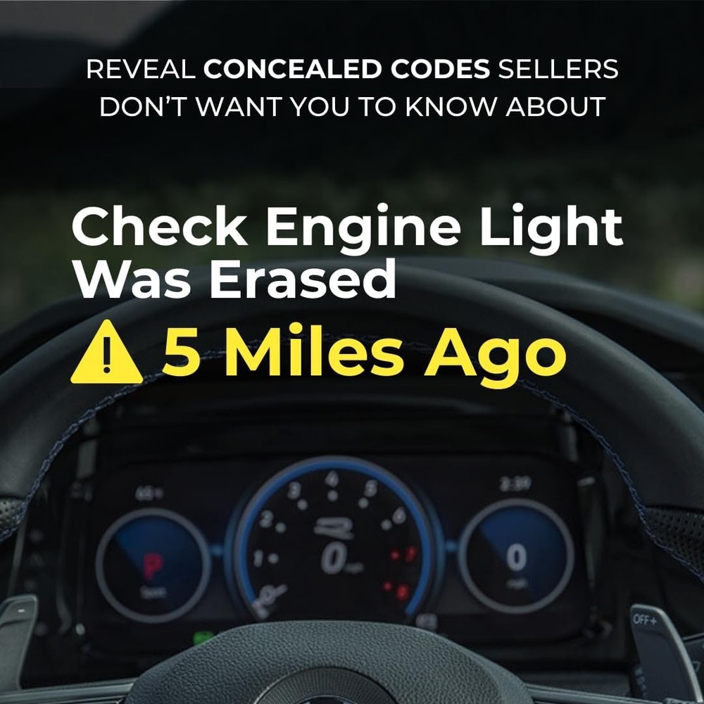 FIXD Bluetooth OBD2 Scanner for iPhone & Android - Diagnostic Scan Tool for Repa