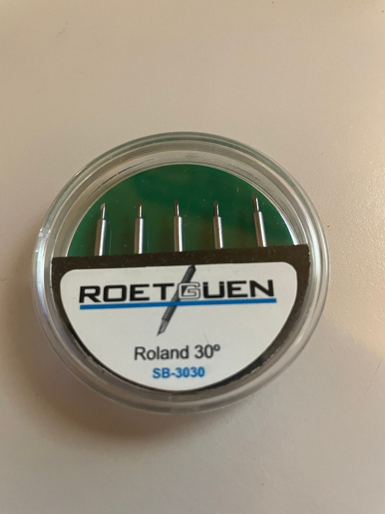 Roetguen Roland plotter blades, 30 degree, 5 pack, NEW