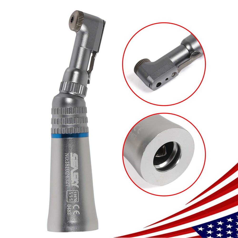 Dental NSK Style Push/Latch Head Slow Low Speed Contra Angle Handpiece E-type