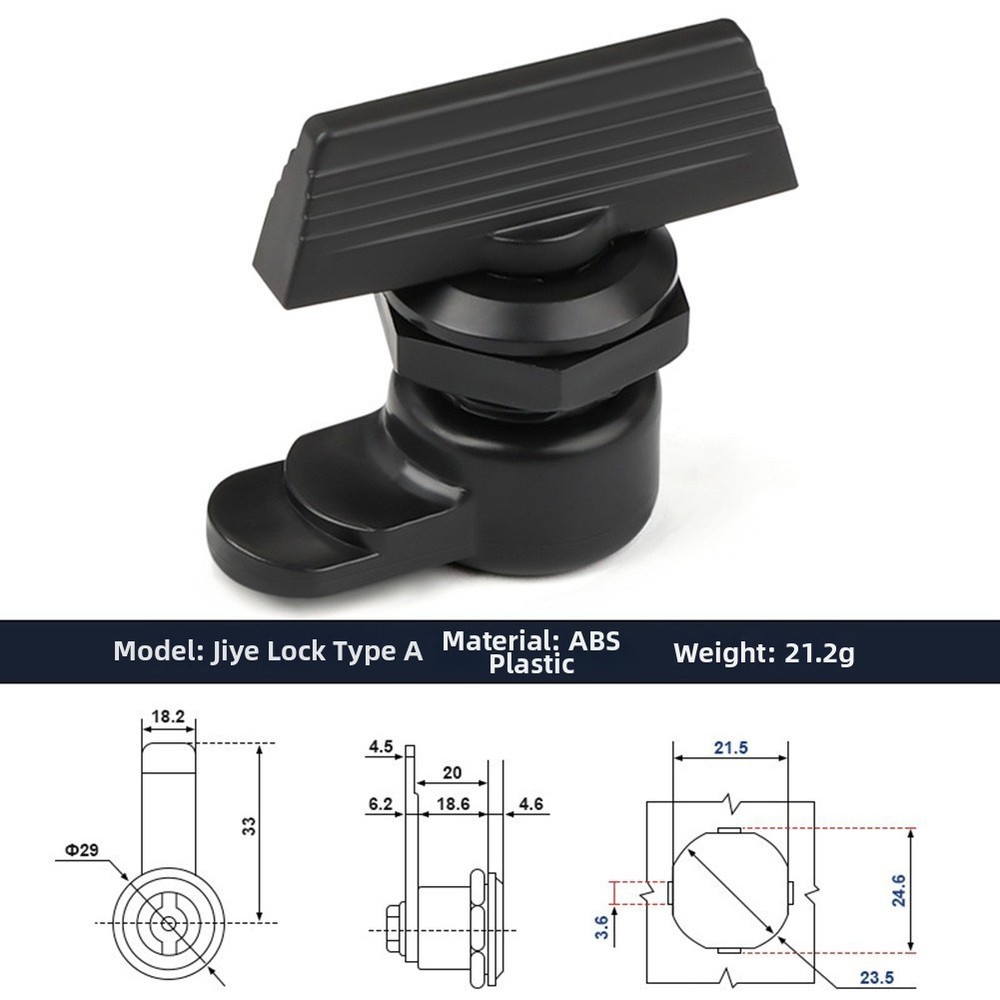 Rotary Lock for Base Boxes Network Cabinets and Industrial Electrical Panels