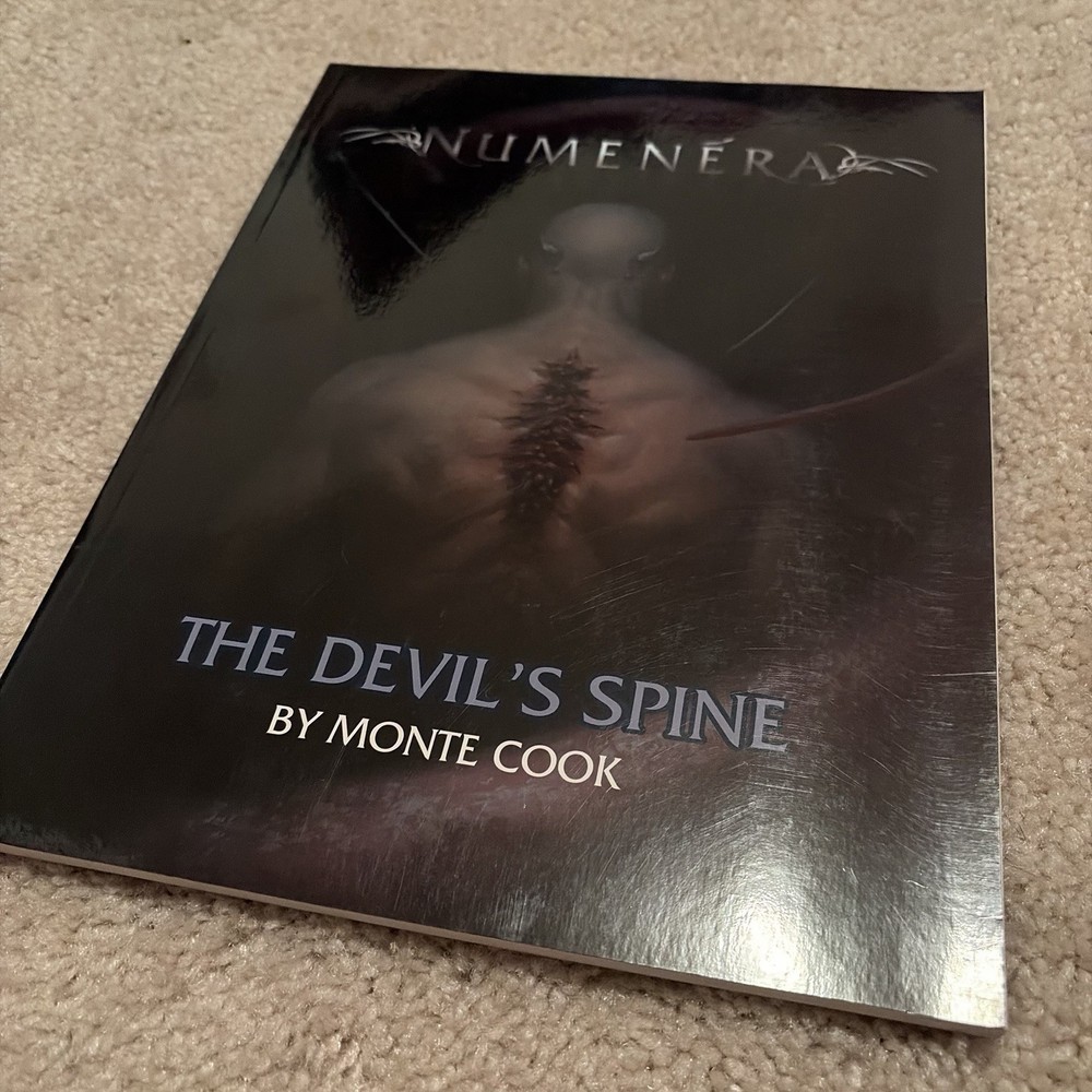 Numenera RPG Core Rulebook with map and Devil’s Spine by Monte Cook