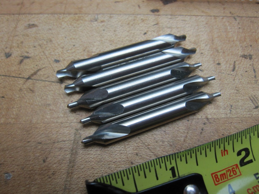 5 new Cleveland Size #3 60 deg. combined drill countersinks