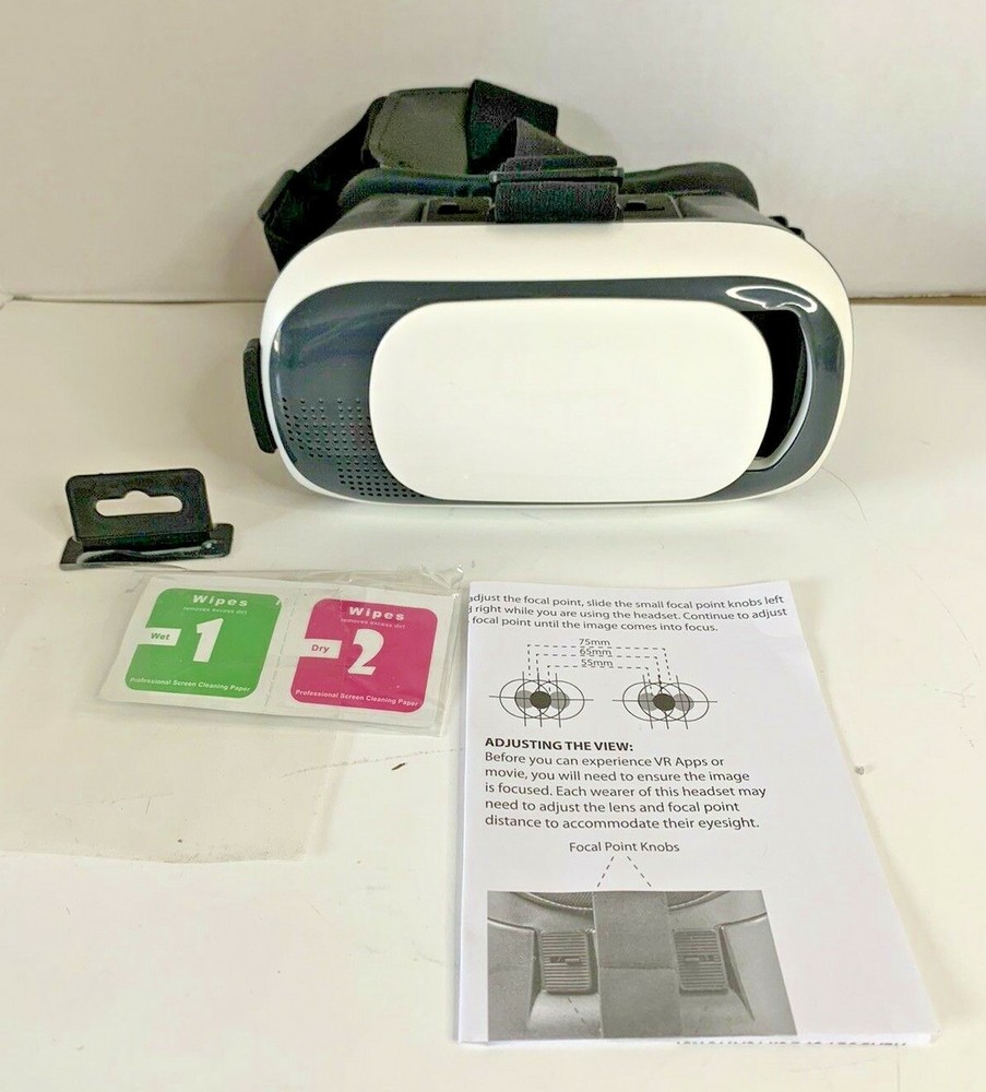 Virtual Reality Headset,Wireless Gear Model G0391,3D Experience