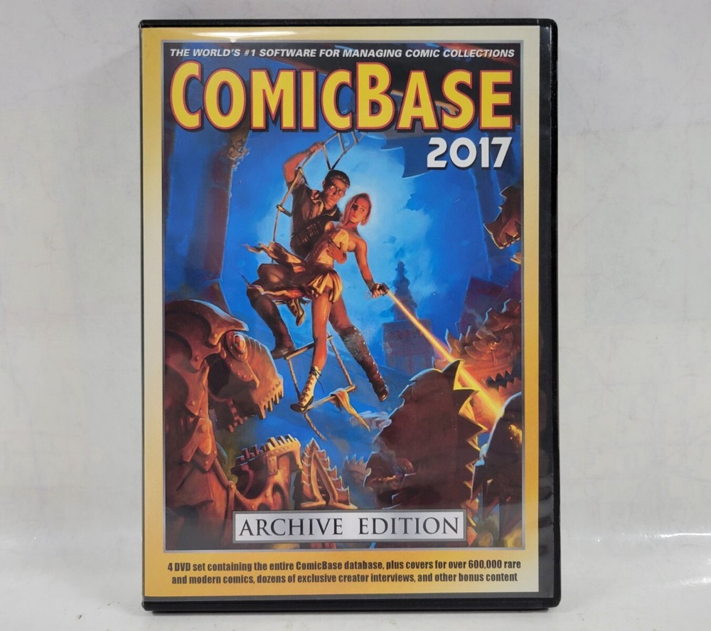 ComicBase 2017 DVD(4 Disc Set) ARCHIVE EDITION Software