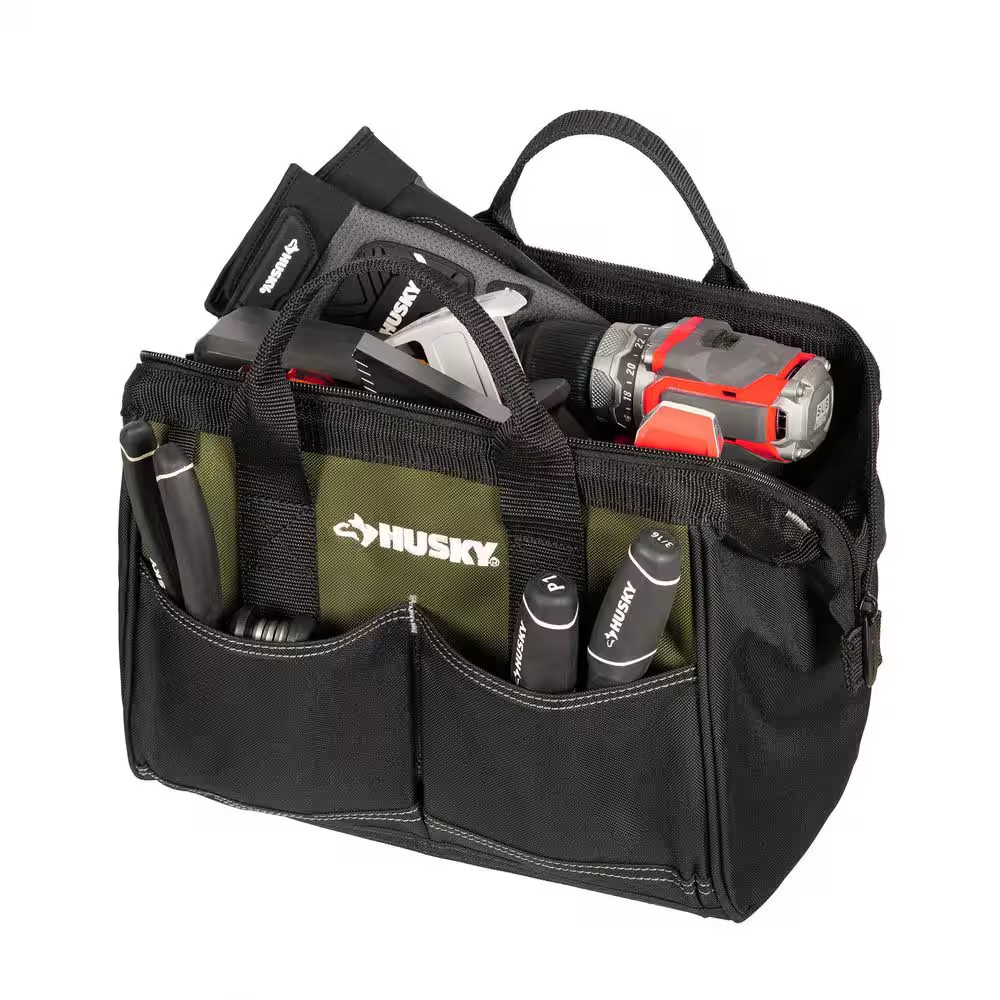Army Green 12 In. Tool Bag