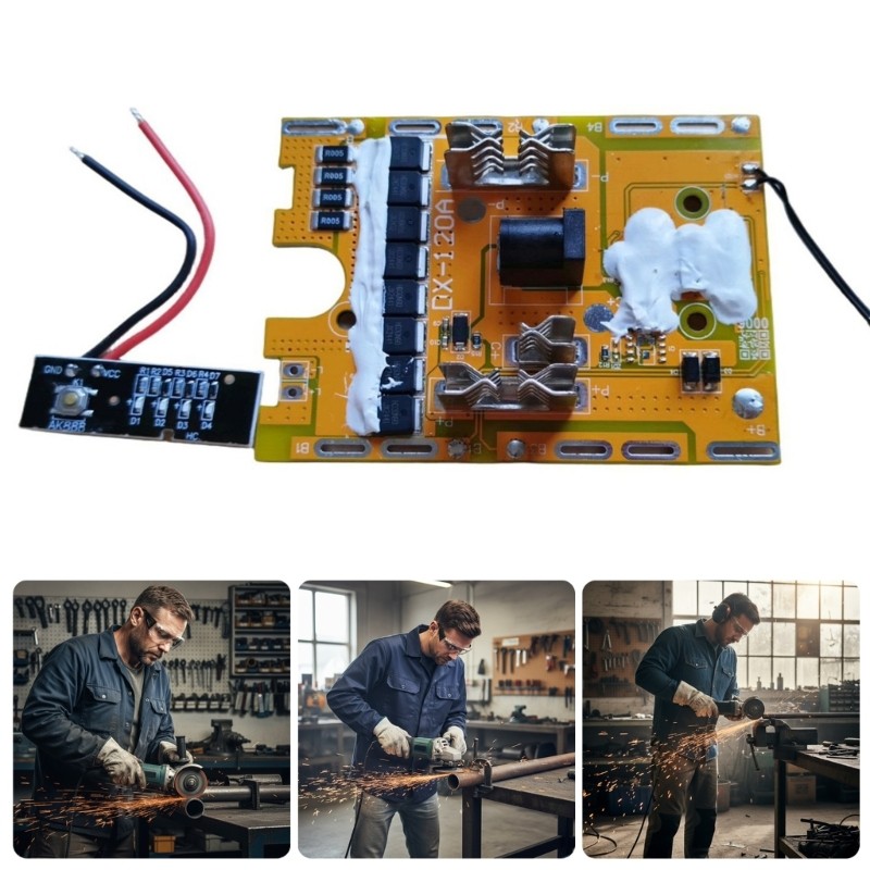 21V Heavy Duty Tool Accessory Protective Panel 8MOS LED Side Illumination