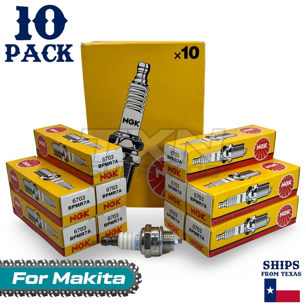 10 Pack NGK Spark Plug - For EA3501S Makita Chainsaw