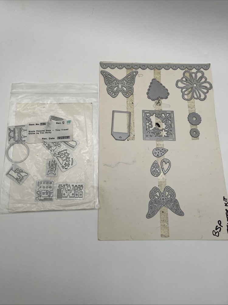 Huge Sizzix I-Crafter Thinlits Cutting Dies Lot Mixed Scrapbooking Card Making