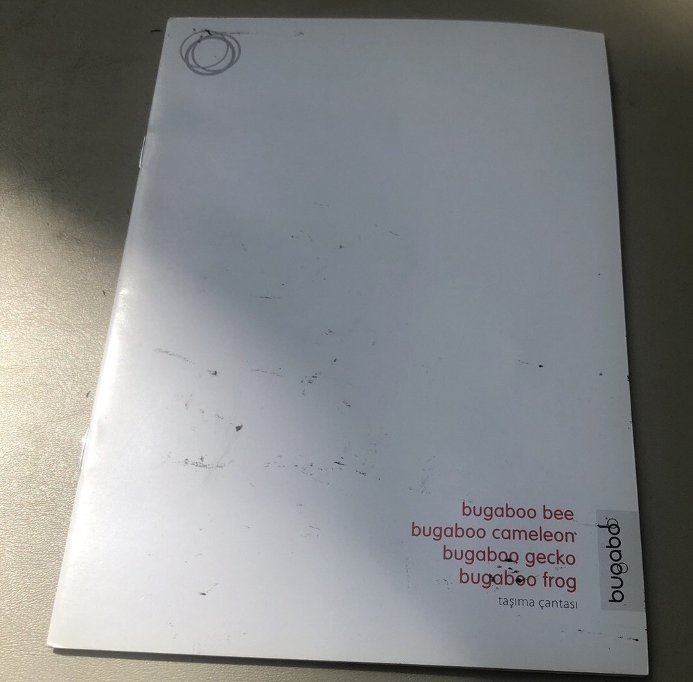 Used Bugaboo Maintenance Kit Only with 3 Instruction Manuals.