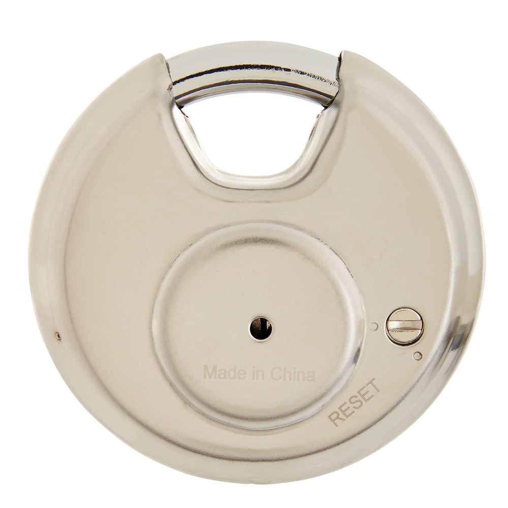 BRINKS Heavy Duty Combination Padlock 80mm Chrome Plated Lock with Hardened