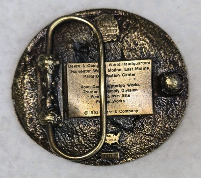 John Deere Fly In 92-93 Belt Buckle