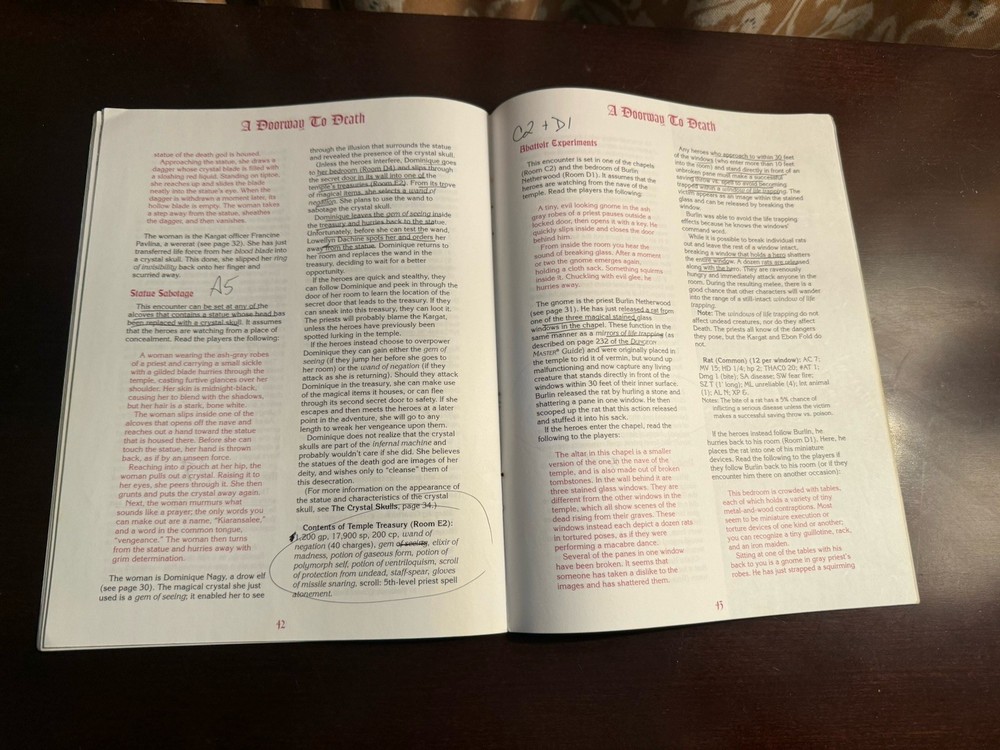 AD&D TSR Ravenloft “Death Ascendant”
