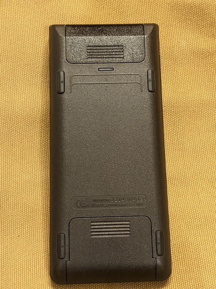 HP 48SX Scientific Expandable Calculator With Case Missing 1 Vertical Column