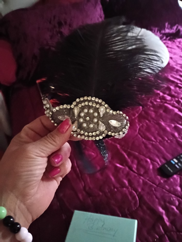 Cabaret Burlesque Feather Top