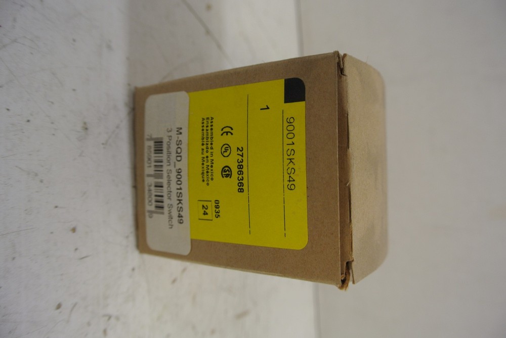 Square D Selector Switch Cat: 9001SKS49